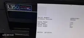 print scan copy epson L350 black aja normal (full) utk invoice/nota