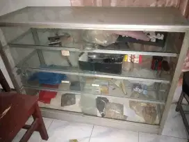 Steling kaca UK 120 x 80 dan pake roda