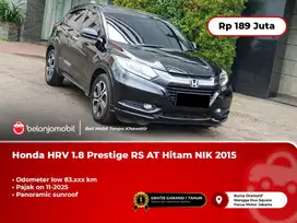 [LOW KM] Honda HRV HR-V 1.8 Prestige RS Sunroof AT Hitam 2015/2016