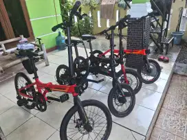 jual borongan 4 sepeda lipat