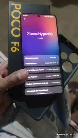 Poco F6 mulus 12/512 garansi on