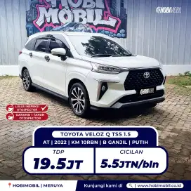 Toyota veloz Q tss at 2022 pmk 2023 tdp 19.5jt gratis 3 bulan cicilan