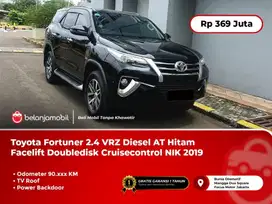 [WARRANTY] Toyota Fortuner 2.4 VRZ Diesel AT Hitam 2019/2020