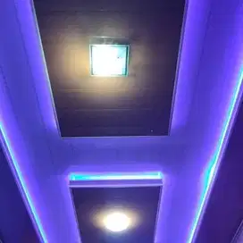 Sekat Plafon Partisi PVC GRC Gypsum Jasa Tukang Pasang Wall Moulding