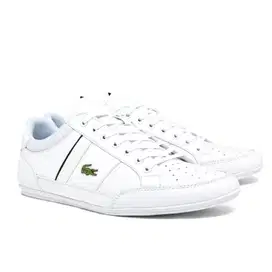 Lacoste Chaymon Leather White 100% ORIGINAL ~MONEY BACK GUARANTEE~