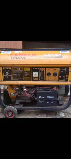 Dijual cepat genset sanken GS8000