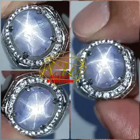STAR BLUE SAPPHIRE NH SRILANKA 5.55CARAT //STRONG STAR