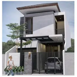 VILLA MEWAH BATU FREE DESIGN VIEW KEREN