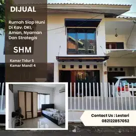 Dijual Rumah Siap Huni Di Kav. DKI, Aman, Nyaman Dan Strategis