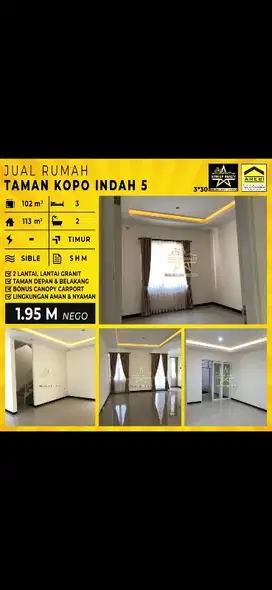 Dijual Rumah Taman Kopo Indah Bagus Jarang Ada