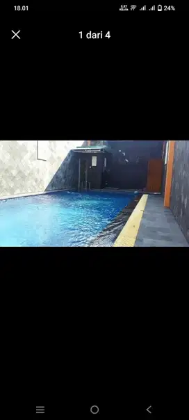 JUAL RUMAH KOLAM RENANG KARANGASEM SOLO KOTA