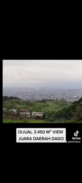 jual tanah view full Bandung Sangat cocok untuk vila