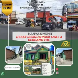 DIJUAL CEPAT RUMAH 1 LANTAI DEKAT HOTEL SWISSBELLIN KARAWANG BARAT