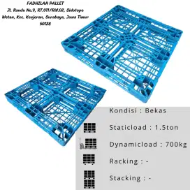 Pallet plastik bekas palet plastik baru