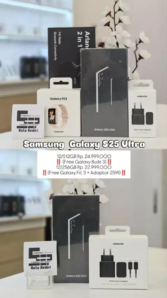 Samsung S25 Ultra 512GB Free Galaxy Buds 3 bisa kredit by Homecredit