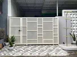 Pagar rumah plat perforated / lubang2 | sawargi kreasindo
