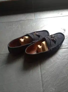 Sepatu pria, loafer shoes slip on, pantofel, massimo dutti, kerja