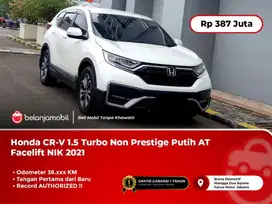 [LOW KM] Honda CRV CR V CR-V 1.5 Turbo Non Prestige Putih AT 2021/2022