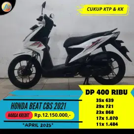 HONDA BEAT CBS 2021 KREDIT DP 400RB ANGSURAN SANGAT RINGAN FREE SERVIS