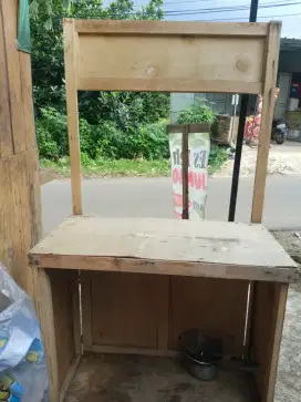meja gerobak mulus