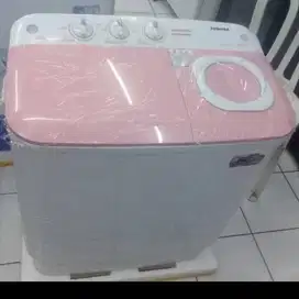 Toshiba Mesin Cuci 2 Tabung VH-H85MN (8,5 Kg) H 85 MN