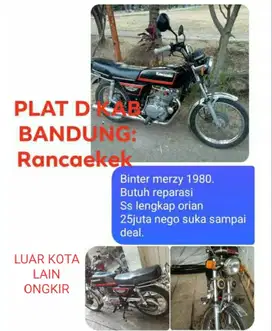 Kawasaki Kz200 Platina Ori Binter MERZY