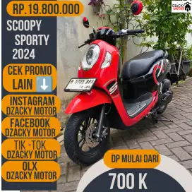 ALL NEW SCOOPY SPORTY 2024 SECOND LIKE NEW