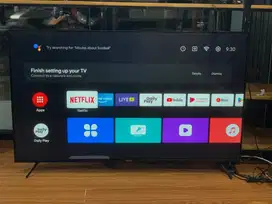 LED Android Tv Prism+ 55Inch 4K Resolusi Google TV Dolby Audio Quantum