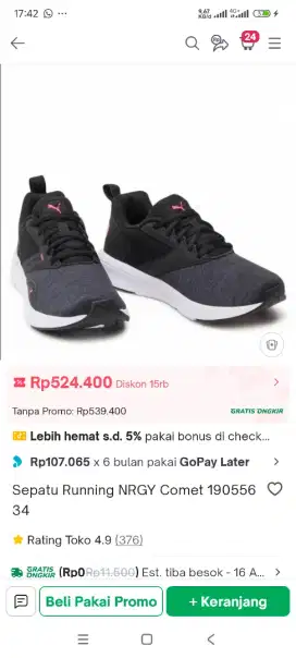 Sepatu olahraga