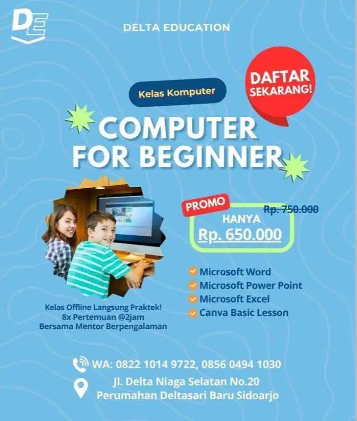 Kursus Komputer Microsoft Office Surabaya Sidoarjo - DELTA EDUCATION