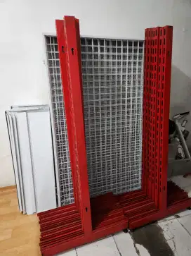 Ram jaring display rak gondola