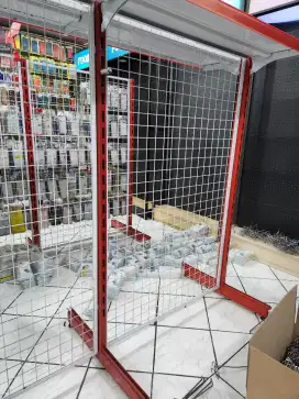 Ram jaring display rak gondola