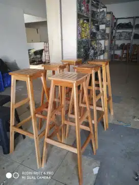 Bangku cafe tinggi 100cm dan 75cm