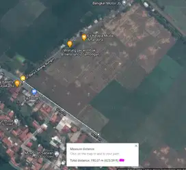 Tanah Komersial di Jalan Raya Cabangbungin Kabupaten Bekasi