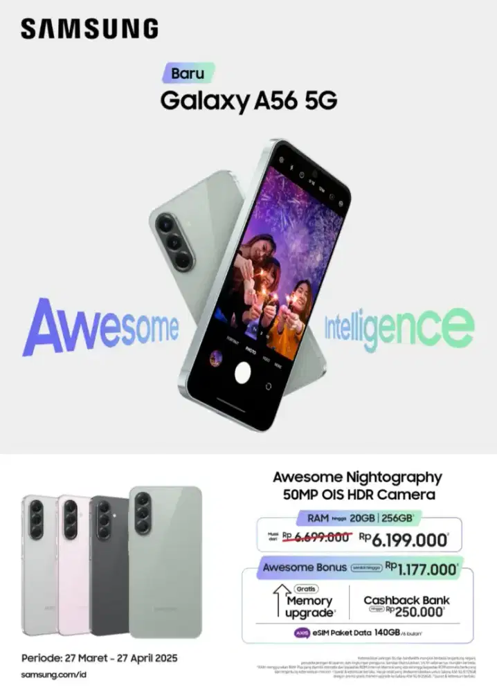 Samsung A56 5G 8/256GB