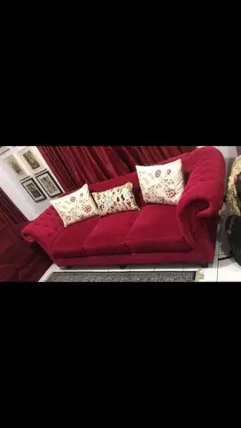1 unit Sofa 3 seat bahan premium