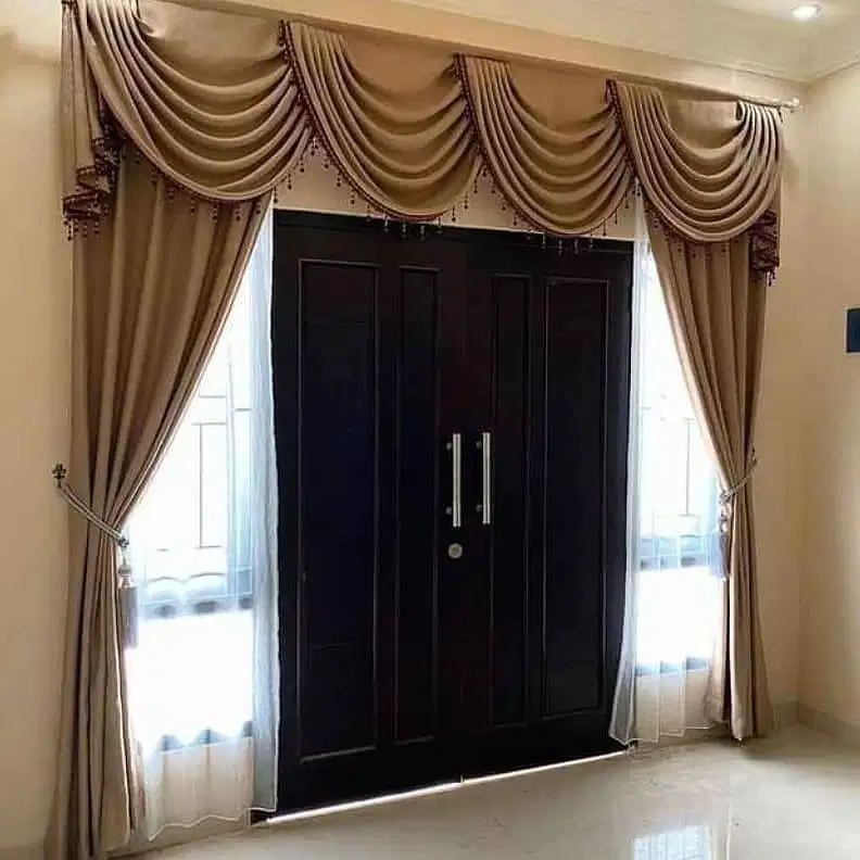Jual & Pasang Tirai Gorden Vitrase Wallpaper Korden Gordeng Hordeng