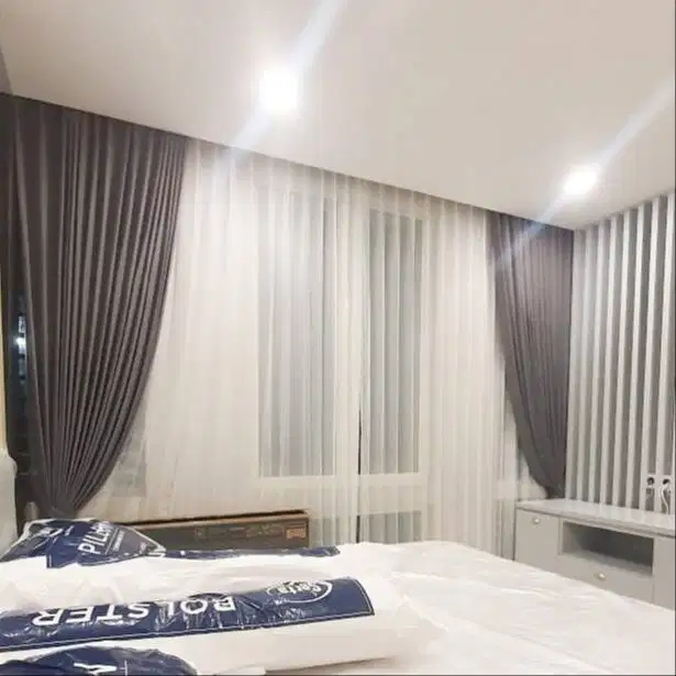 Jual & Pasang Tirai Gorden Vitrase Wallpaper Korden Gordeng Hordeng