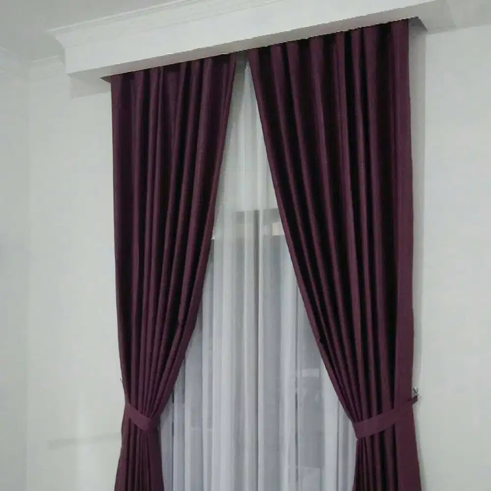 Jual & Pasang Tirai Gorden Vitrase Wallpaper Korden Gordeng Hordeng