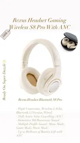 Headphone gaming rexus S8PRO