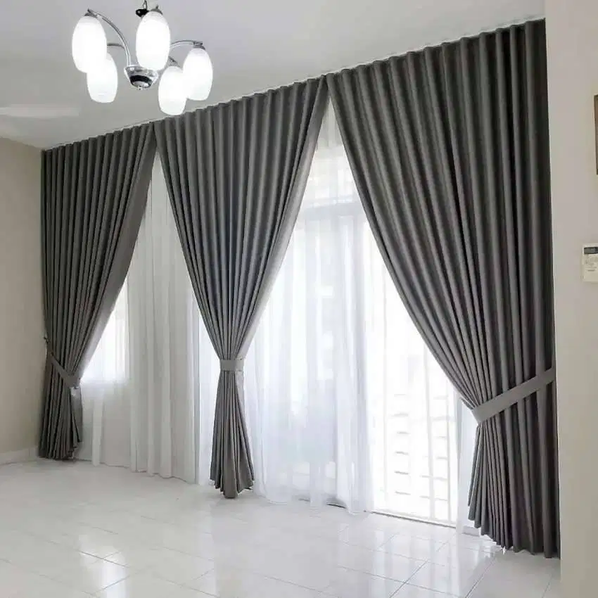 Jual & Pasang Tirai Gorden Vitrase Wallpaper Korden Gordeng Hordeng