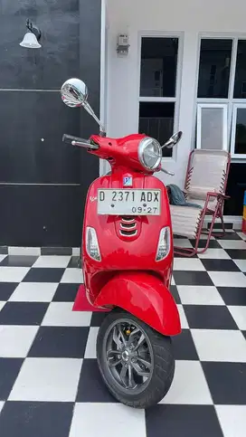 vespa LX 2022 red edition lengkap surat surat pajak idup