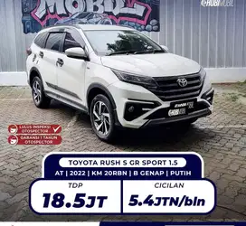 TERMURAH DISC 16,5JT KM 20RB RUSH S GR MATIC 2022 (HOBIMOBIL)