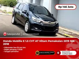 [ PAJAK PANJANG ] Honda Mobilio E 1.5 CVT AT Hitam 2018/2019