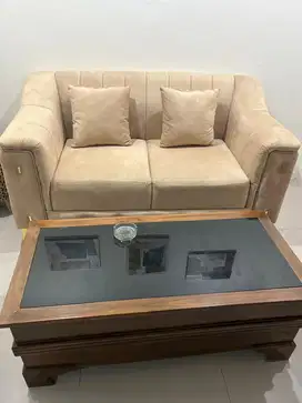 Satu set Sofa bludru