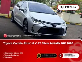 [WARRANTY] Toyota Corolla Altis 1.8 V AT Silver Metalik NIK 2020/2021