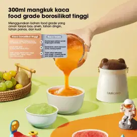 Chopper mini MPASI food grade kaca GARANSI
