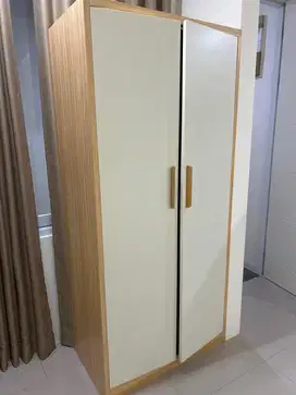 Lemari baju besi 2pintu
