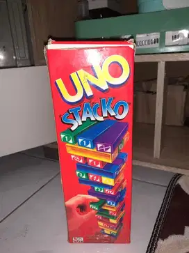 UNO STACKO MAINAN UNO BALOK ORIGINAL MULUS LENGKAP
