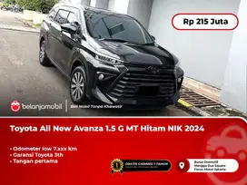 [ LOW KM 7RB ] Toyota All New Avanza 1.5 G MT Manual Hitam 2024/2025